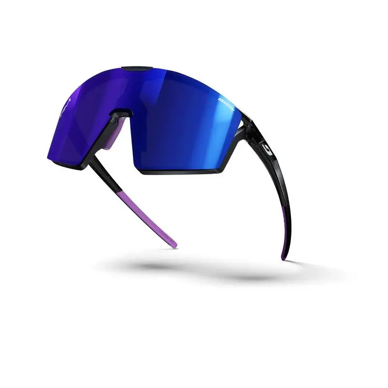 Edge Remy Metailler Glasses Black Translucent/Purple Photochromic Lens Reactiv 1-3 HC Series E FP0 #4